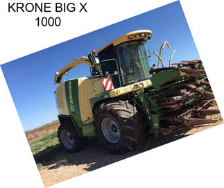 KRONE BIG X 1000