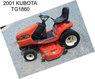 2001 KUBOTA TG1860