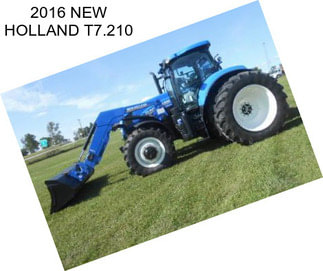 2016 NEW HOLLAND T7.210