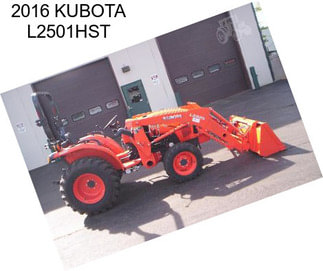 2016 KUBOTA L2501HST