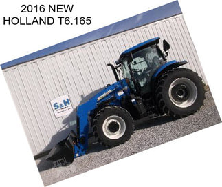 2016 NEW HOLLAND T6.165