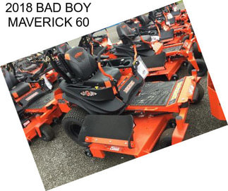 2018 BAD BOY MAVERICK 60