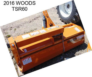 2016 WOODS TSR60