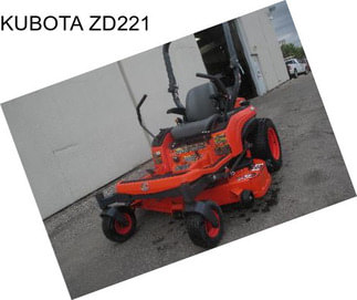 KUBOTA ZD221