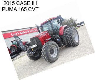 2015 CASE IH PUMA 165 CVT