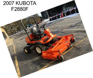 2007 KUBOTA F2880F