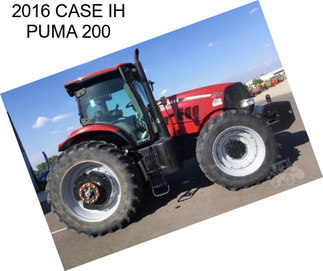 2016 CASE IH PUMA 200