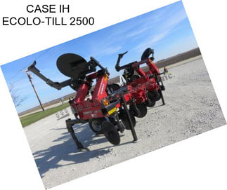 CASE IH ECOLO-TILL 2500