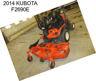 2014 KUBOTA F2690E