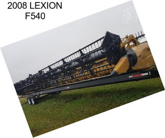 2008 LEXION F540