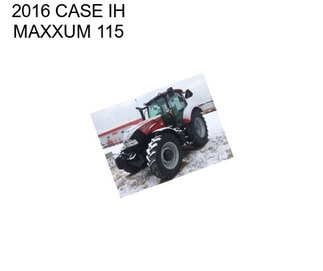 2016 CASE IH MAXXUM 115