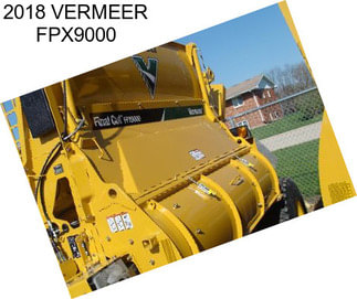 2018 VERMEER FPX9000