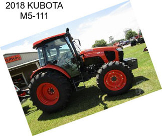 2018 KUBOTA M5-111