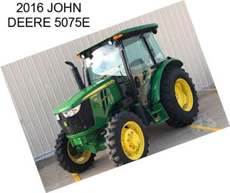 2016 JOHN DEERE 5075E