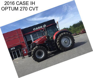 2016 CASE IH OPTUM 270 CVT