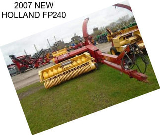 2007 NEW HOLLAND FP240