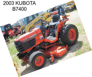 2003 KUBOTA B7400