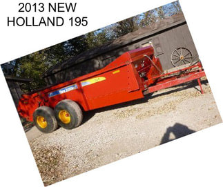 2013 NEW HOLLAND 195