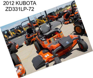 2012 KUBOTA ZD331LP-72