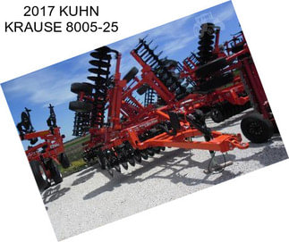 2017 KUHN KRAUSE 8005-25