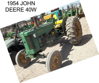 1954 JOHN DEERE 40W