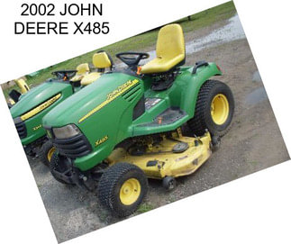 2002 JOHN DEERE X485