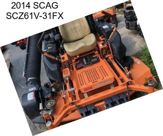 2014 SCAG SCZ61V-31FX