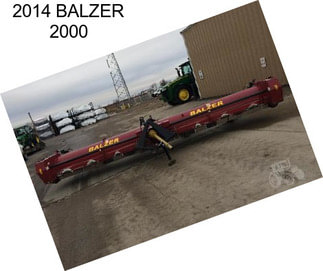 2014 BALZER 2000