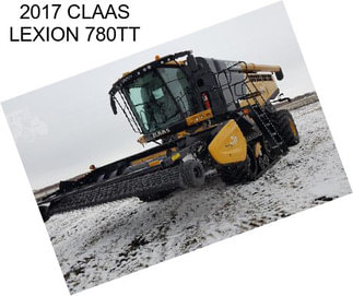 2017 CLAAS LEXION 780TT