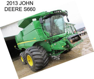 2013 JOHN DEERE S660