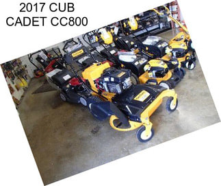 2017 CUB CADET CC800