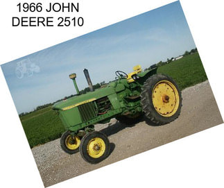 1966 JOHN DEERE 2510