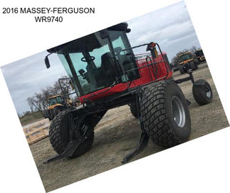 2016 MASSEY-FERGUSON WR9740