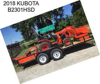 2018 KUBOTA B2301HSD