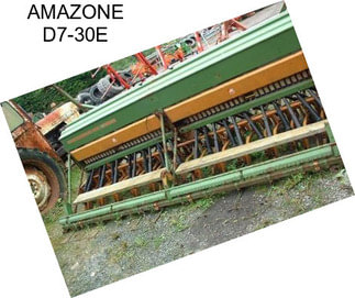 AMAZONE D7-30E