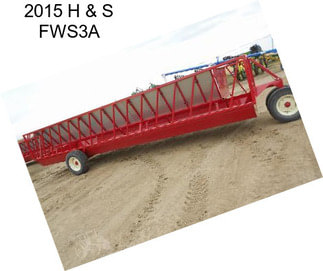 2015 H & S FWS3A