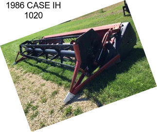 1986 CASE IH 1020