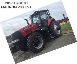 2017 CASE IH MAGNUM 200 CVT