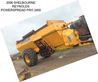 2006 SHELBOURNE REYNOLDS POWERSPREAD PRO 2400