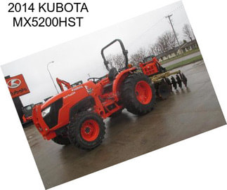 2014 KUBOTA MX5200HST