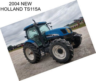 2004 NEW HOLLAND TS115A