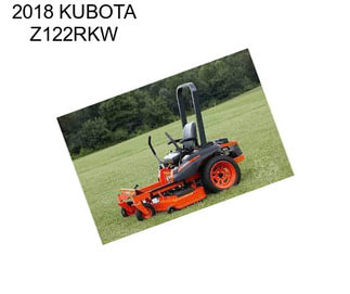 2018 KUBOTA Z122RKW