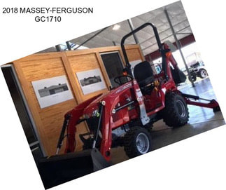 2018 MASSEY-FERGUSON GC1710