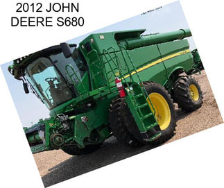 2012 JOHN DEERE S680