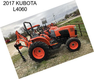 2017 KUBOTA L4060