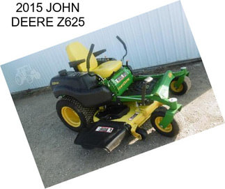 2015 JOHN DEERE Z625