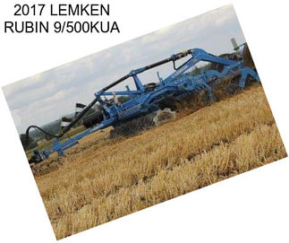 2017 LEMKEN RUBIN 9/500KUA