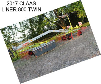 2017 CLAAS LINER 800 TWIN