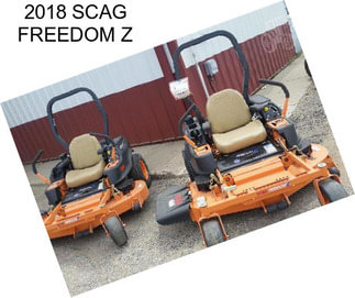 2018 SCAG FREEDOM Z