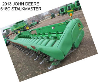 2013 JOHN DEERE 618C STALKMASTER